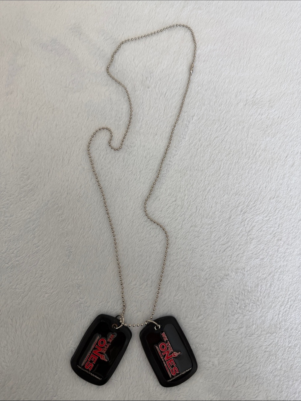 WWE The Bloodline Twin Dog Tag Necklace